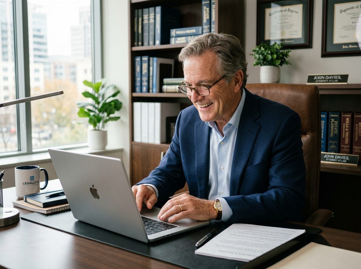 An attorney discovering AI tools on his laptop